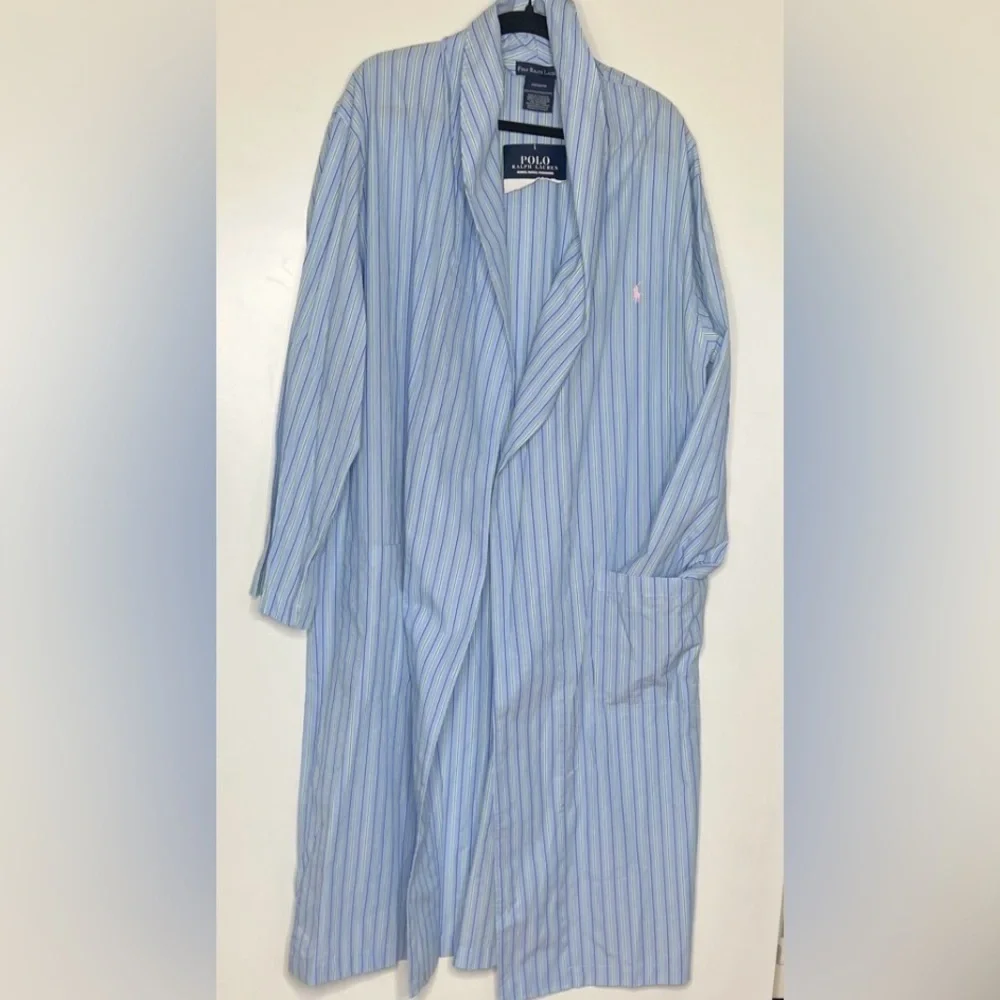 Polo Ralph Lauren Sz S 100% Cotton Robe (missing tie) - New with Tags